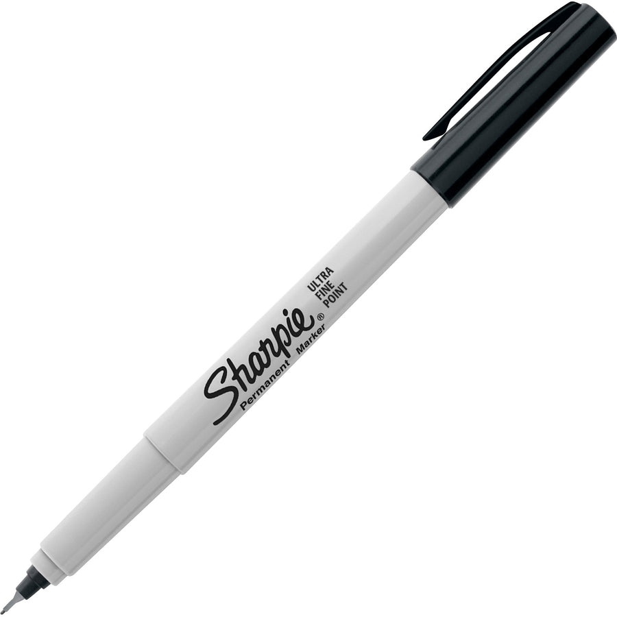 Image of Sharpie 37161WC Ultra Fine Point Permanent Marker, Ultra Fine Marker Point, Black Ink, 2 / Pack