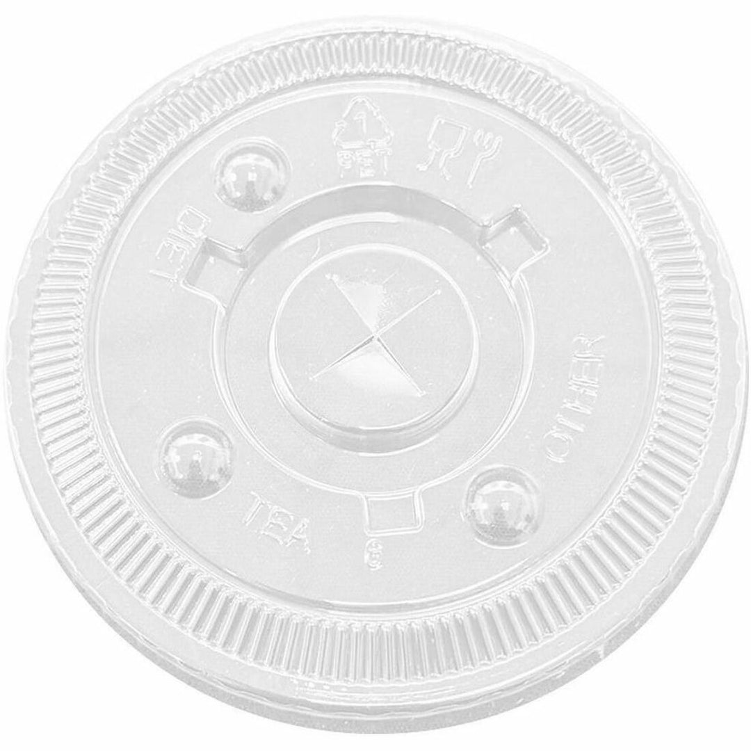 Image of Genuine Joe 00317 Lids for Paper Cold Cups, Clear, 1000 Lids/Box, 1 Carton