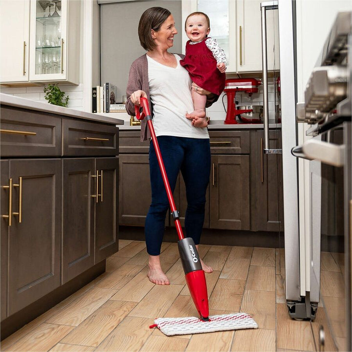 Image of O-Cedar 173563 ProMist MAX Microfiber Spray Mop, MicroFiber Head, Reusable, Machine Washable, Refillable, Double-sided, Multi, 1 Each