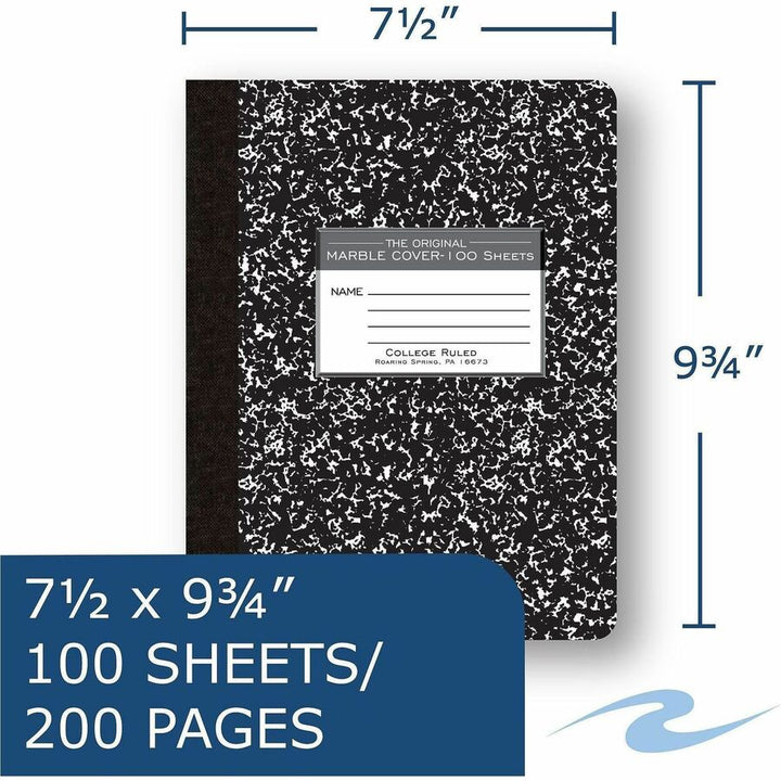Image of Roaring Spring 77264CT 100-sheet College Ruled Comp. Book