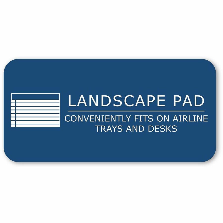 Image of Roaring Spring 74501CT Wide Landscape Canary Writing Pads