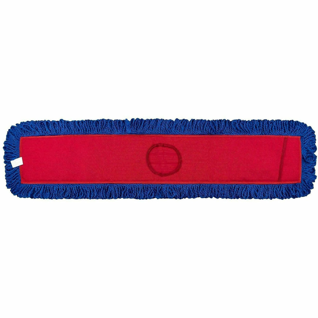 Image of Genuine Joe 01286 Fringed Dust Mops, Looped Ends, Machine Washable, Reusable, Launderable, Multi, 1 Carton