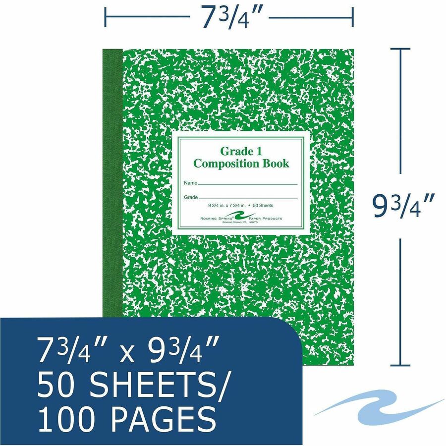 Image of Roaring Spring 77920CT First-grade Composition Books