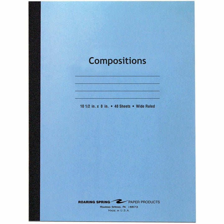 Image of Roaring Spring 77501CT Wide Rule Composition Notebook