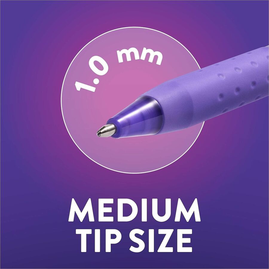 Image of Paper Mate 2226844 InkJoy 300 RT Pen Fashion-wrap Barrel, 1.0 mm Medium Pen Point, Retractable, Fashion Assorted Ink, Writing, 14 / Pack