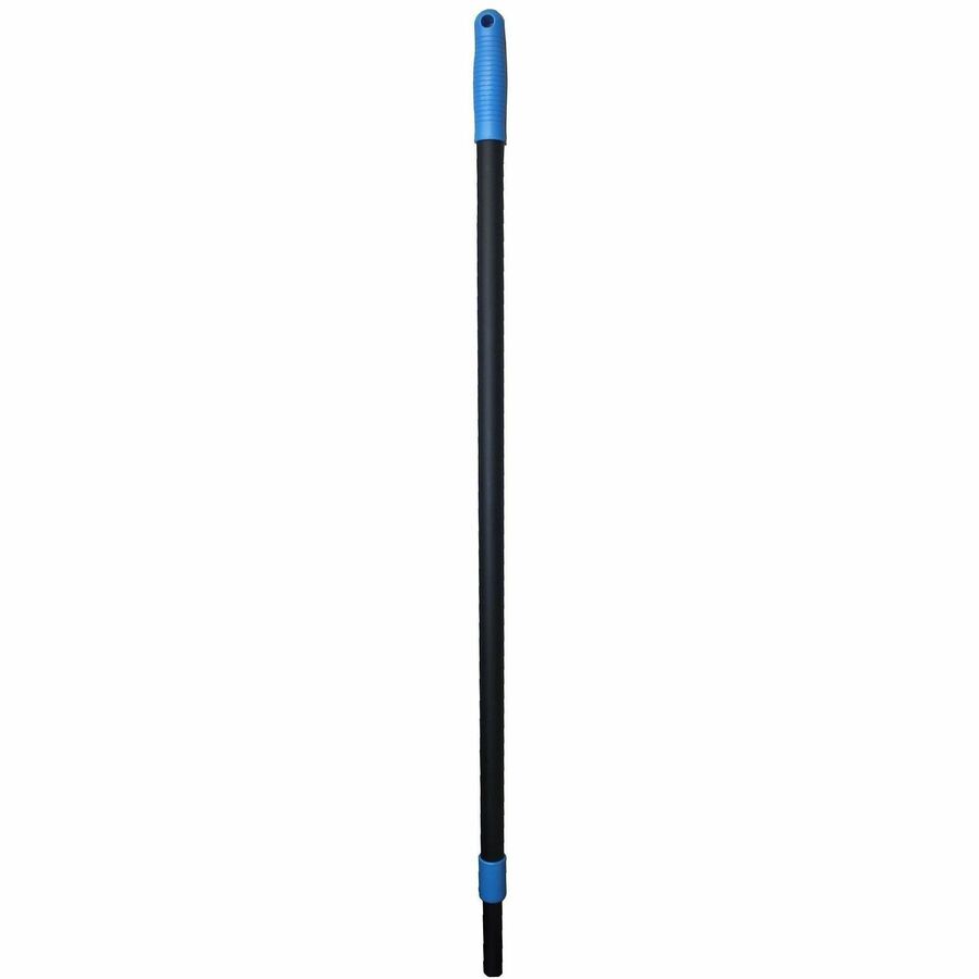 Image of Genuine Joe Microfiber Pro 01294 Adjustable Flat Mop Handle, 71" Length, Black, 1 Carton