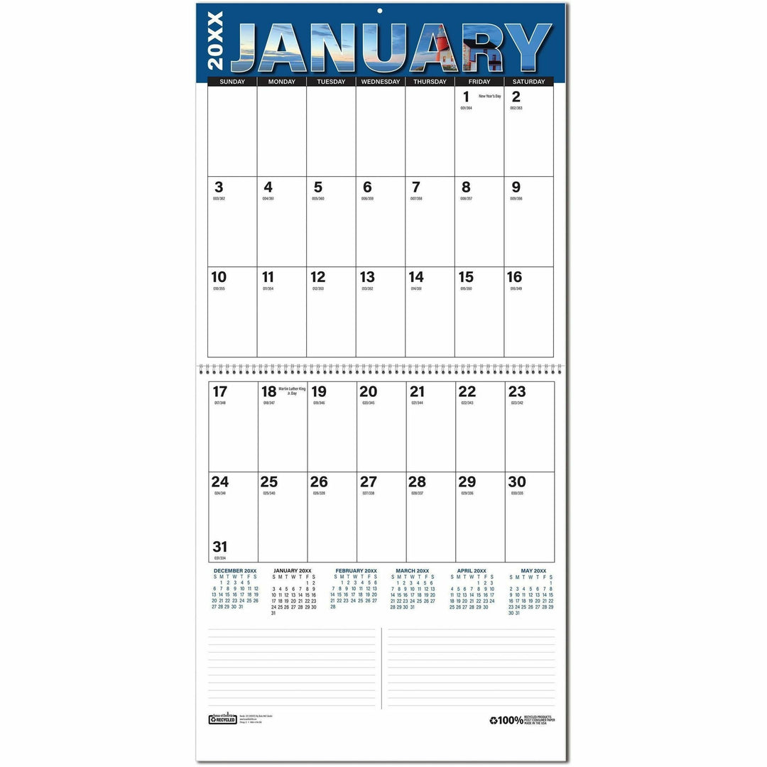 Image of House of Doolittle 322 Recycled Big Block Wall Calendar