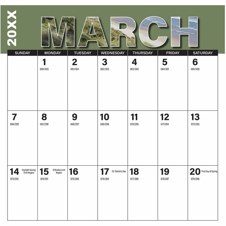 Image of House of Doolittle 322 Recycled Big Block Wall Calendar
