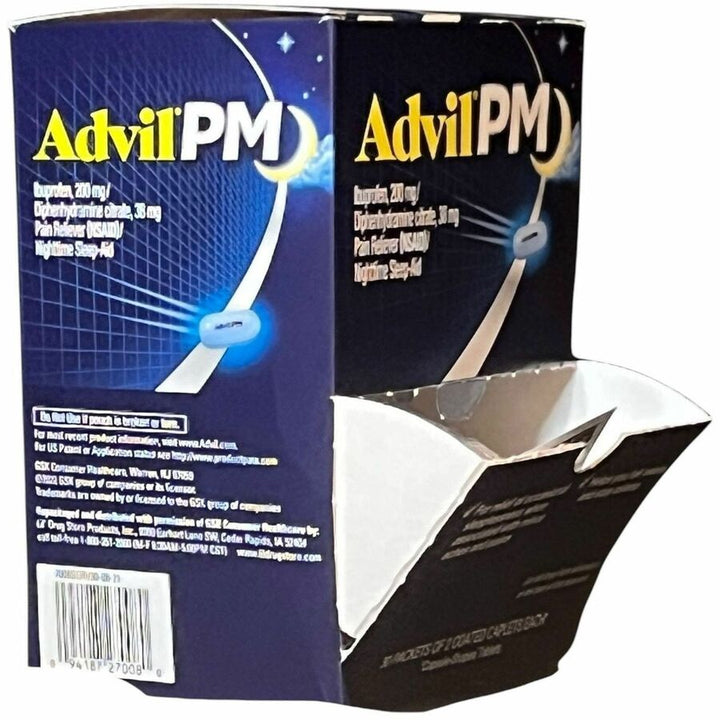 Image of Lil' Drug Store 64338 Advil PM, For Body Ache, Pain, 30 / Box