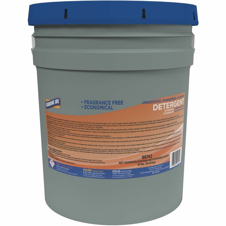 Image of Genuine Joe 99742 Theochem Unscented Powdered Laundry Detergent