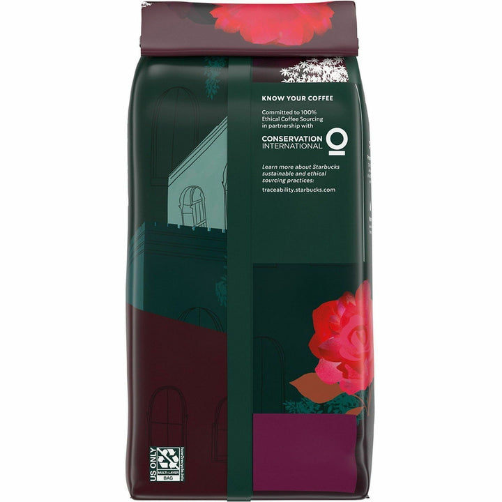 Image of Starbucks 12411949CT Caffe Verona Coffee, Dark, Whole Bean, Caffè Verona, 6 / Carton
