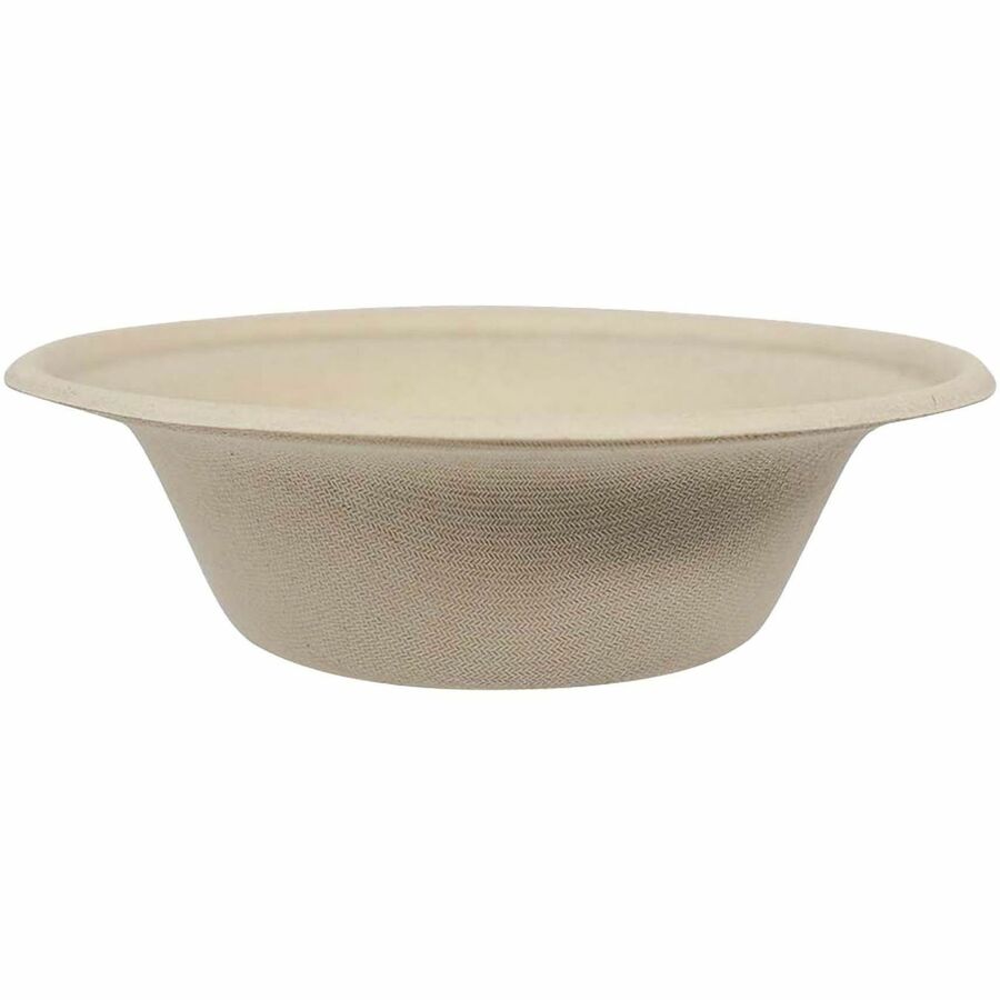 Image of No Tree BORTSCU11 11.5oz Fiber Bowls, Commercial, Food, Beige, Fiber, Bamboo Body, 20 / Pack