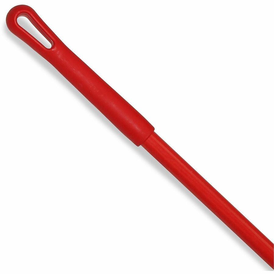 Image of Carlisle 40225EC05CT 60" Fiberglass Broom Handle, 60" L x 0.75" Diameter, Red, Fiberglass, Polyester, 12 / Carton
