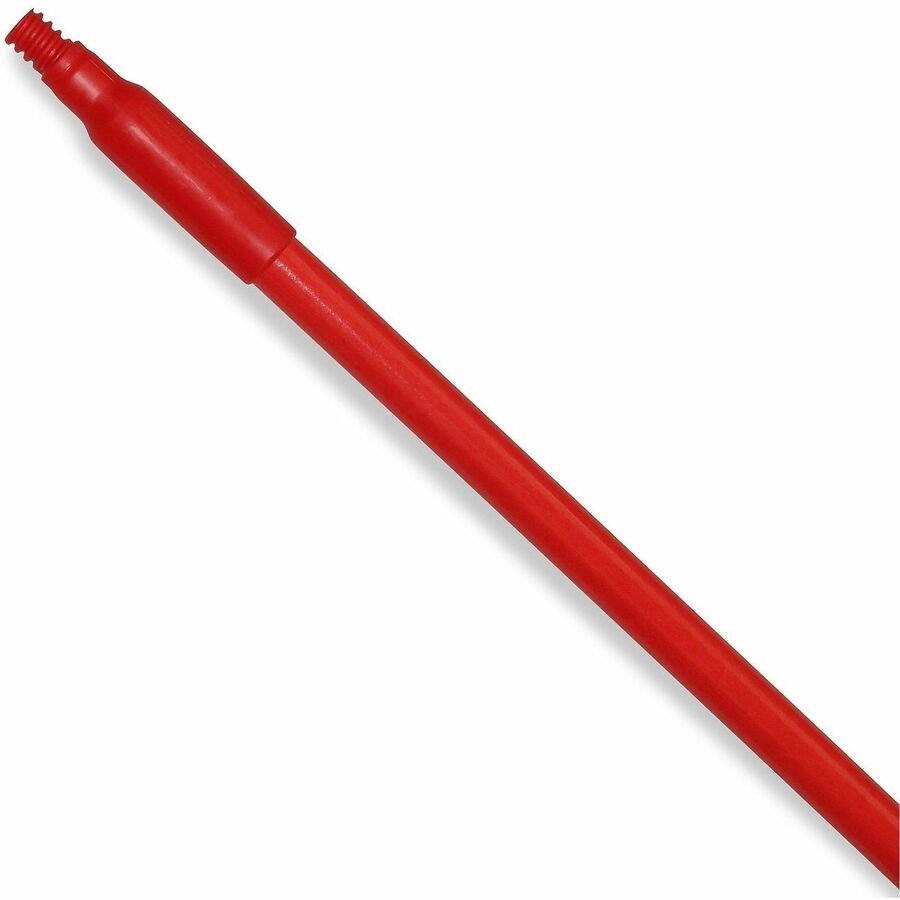 Image of Carlisle 40225EC05CT 60" Fiberglass Broom Handle, 60" L x 0.75" Diameter, Red, Fiberglass, Polyester, 12 / Carton