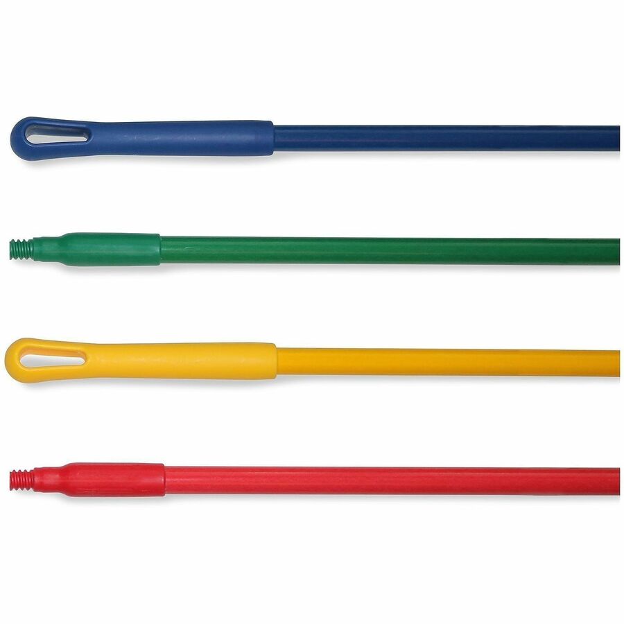 Image of Carlisle 40225EC05CT 60" Fiberglass Broom Handle, 60" L x 0.75" Diameter, Red, Fiberglass, Polyester, 12 / Carton