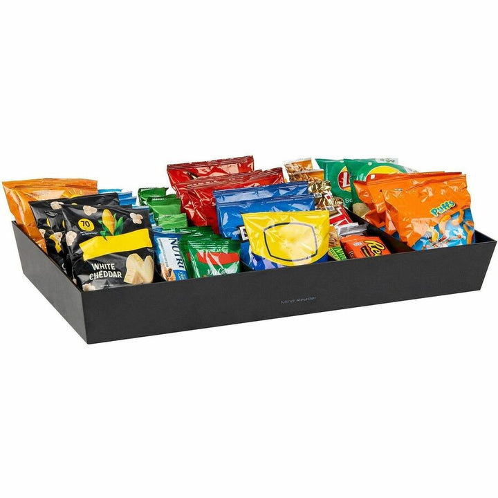 Image of Mind Reader SNACKORGTCT 5-Compartment Snack Organizer, 5 Compartment(s), Lightweight, Black, 5 / Carton