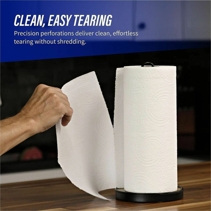 Image of Genuine Joe 23085 Kitchen Roll Paper Towels, 2 Ply, 11" W x 93.60" Length, White, Paper, 30 Rolls Per Roll, 100 Towels/Roll, 1 Carton