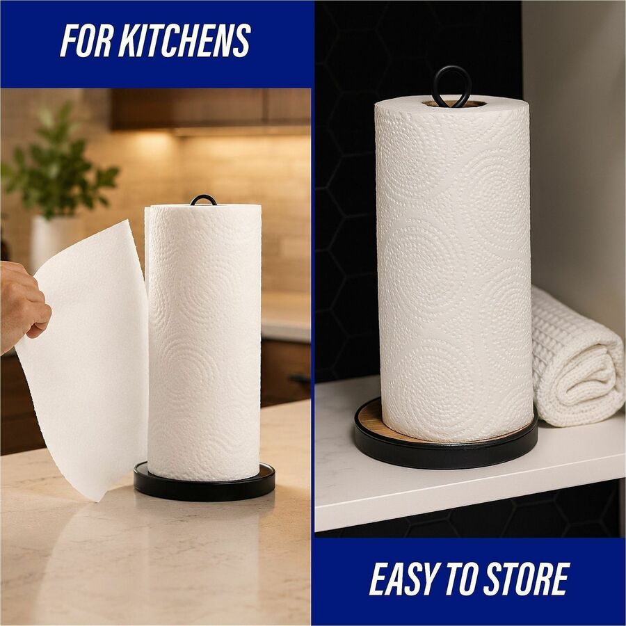 Image of Genuine Joe 23085 Kitchen Roll Paper Towels, 2 Ply, 11" W x 93.60" Length, White, Paper, 30 Rolls Per Roll, 100 Towels/Roll, 1 Carton