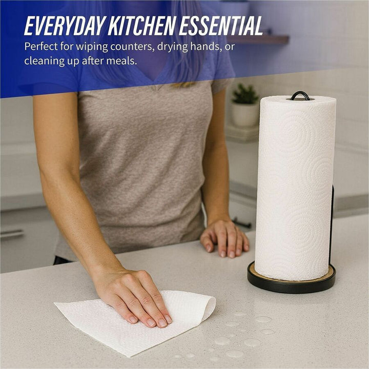 Image of Genuine Joe 23085 Kitchen Roll Paper Towels, 2 Ply, 11" W x 93.60" Length, White, Paper, 30 Rolls Per Roll, 100 Towels/Roll, 1 Carton