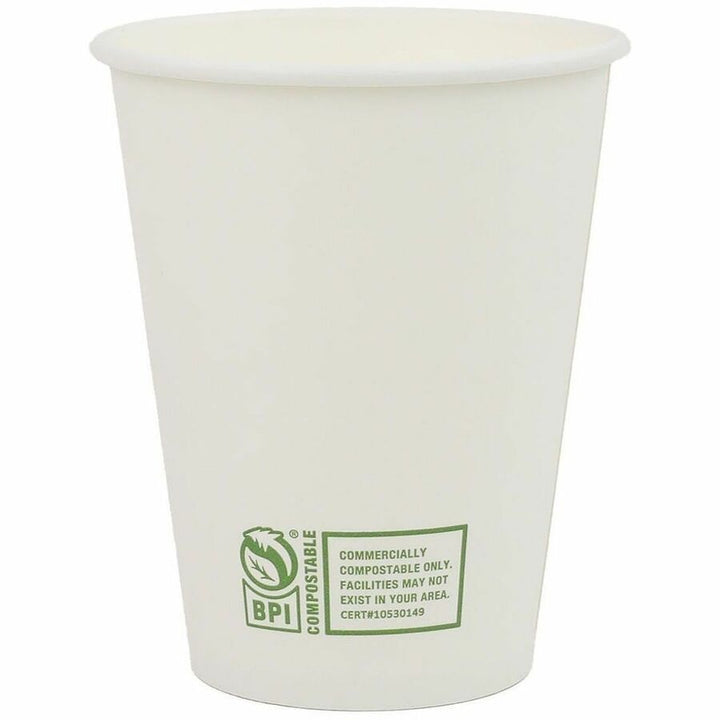 Image of Genuine Joe 02048 BPI Certified Compostable Paper Cups
