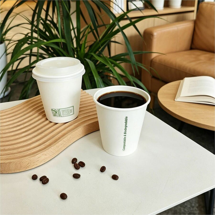 Image of Genuine Joe 02047 BPI Certified Compostable Paper Cups