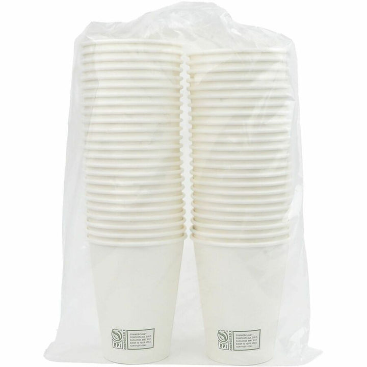 Image of Genuine Joe 02047 BPI Certified Compostable Paper Cups