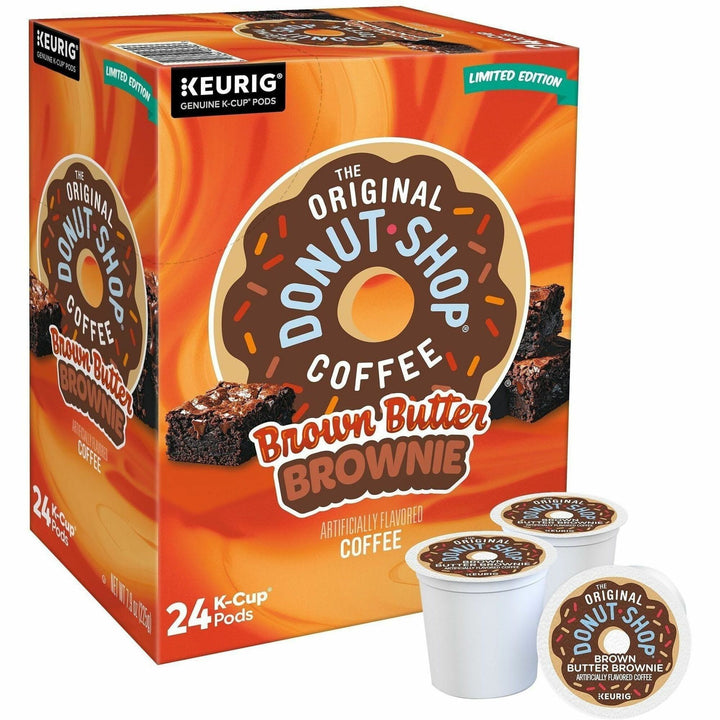 Image of The Original Donut Shop® 0794 Brown Butter Brownie Coffee, K-Cup, Brown Butter Brownie, 24 / Box
