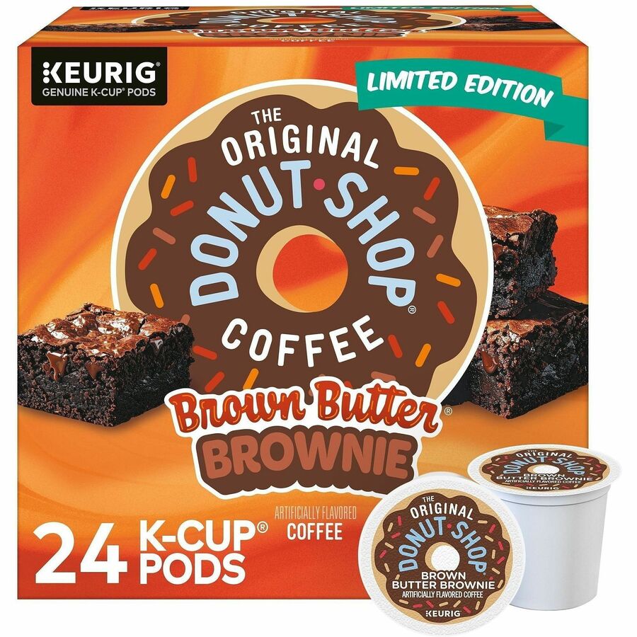 Image of The Original Donut Shop® 0794 Brown Butter Brownie Coffee, K-Cup, Brown Butter Brownie, 24 / Box