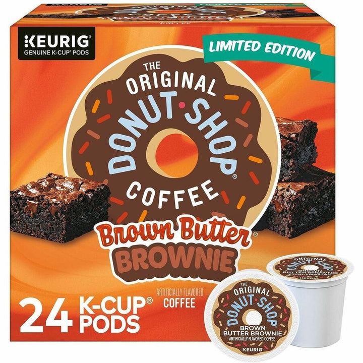 Image of The Original Donut Shop® 0794 Brown Butter Brownie Coffee, K-Cup, Brown Butter Brownie, 24 / Box