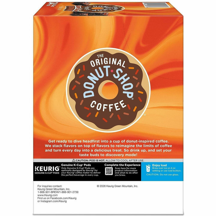 Image of The Original Donut Shop® 0794CT Brown Butter Brownie Coffee, K-Cup, Brown Butter Brownie, 4 / Carton