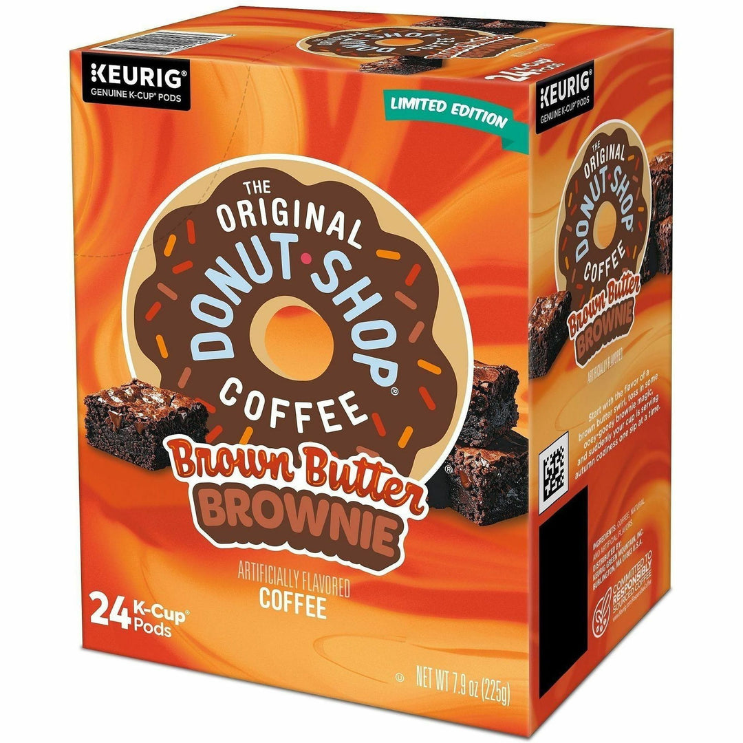 Image of The Original Donut Shop® 0794CT Brown Butter Brownie Coffee, K-Cup, Brown Butter Brownie, 4 / Carton