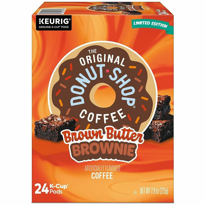 Image of The Original Donut Shop® 0794CT Brown Butter Brownie Coffee, K-Cup, Brown Butter Brownie, 4 / Carton