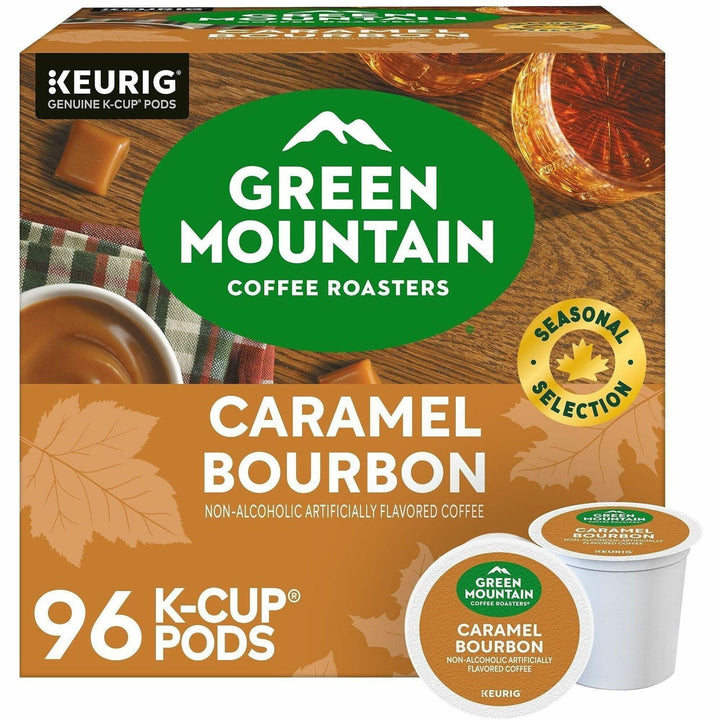 Image of Green Mountain Coffee Roasters® 1081CT Caramel Bourbon Coffee, K-Cup, Caramel Bourbon, 4 / Carton