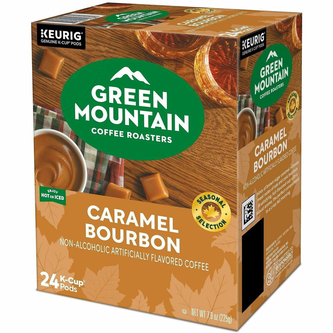 Image of Green Mountain Coffee Roasters® 1081CT Caramel Bourbon Coffee, K-Cup, Caramel Bourbon, 4 / Carton
