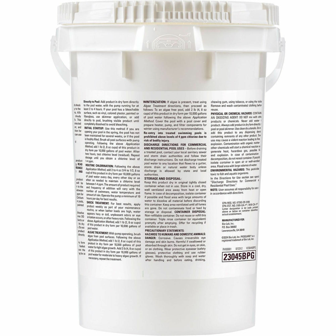Image of KIK KPL23045BPG Custom PRO GUARD Trichlor Granules, 1 Each