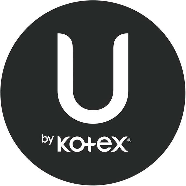 Image of U by Kotex 58246 Ultra-Thin Period Pads, Regular, Absorbent, Anti-leak, Hypoallergenic, Chlorine-free, Comfortable, 44 / Box