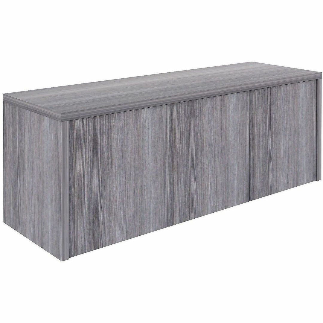 Image of Lorell 69635 Essentials Wall-Mounted Hutches with Wood Doors