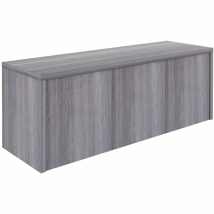Image of Lorell 69635 Essentials Wall-Mounted Hutches with Wood Doors