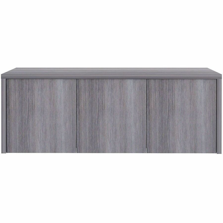 Image of Lorell 69635 Essentials Wall-Mounted Hutches with Wood Doors