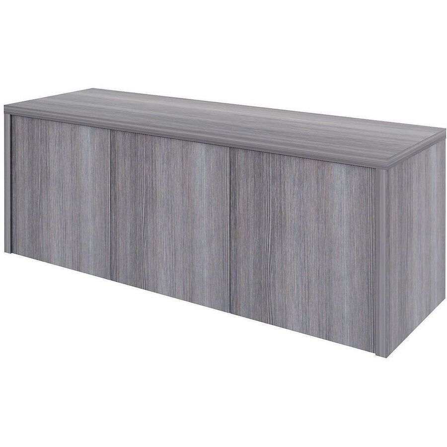 Image of Lorell 69635 Essentials Wall-Mounted Hutches with Wood Doors