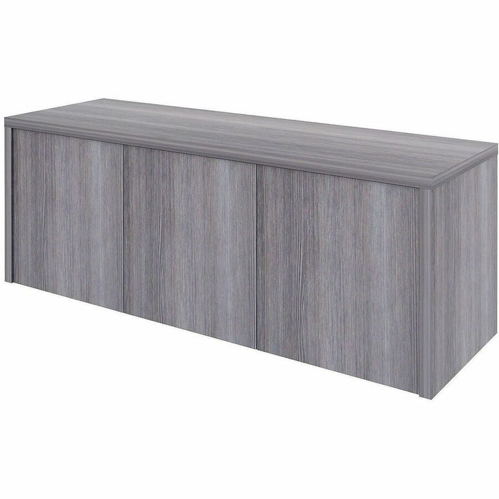 Image of Lorell 69635 Essentials Wall-Mounted Hutches with Wood Doors