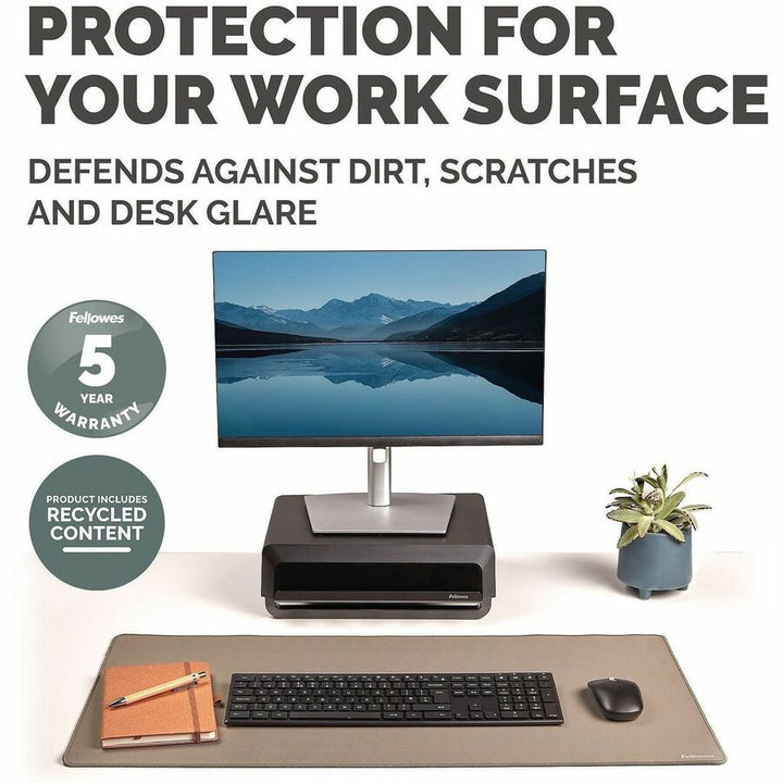 Image of Fellowes 100145441 Breyta Desk Mat, Sand