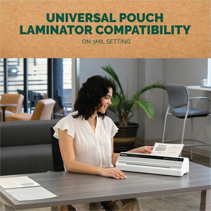 Image of Fellowes 100145862 Sustainable Laminating Sheets