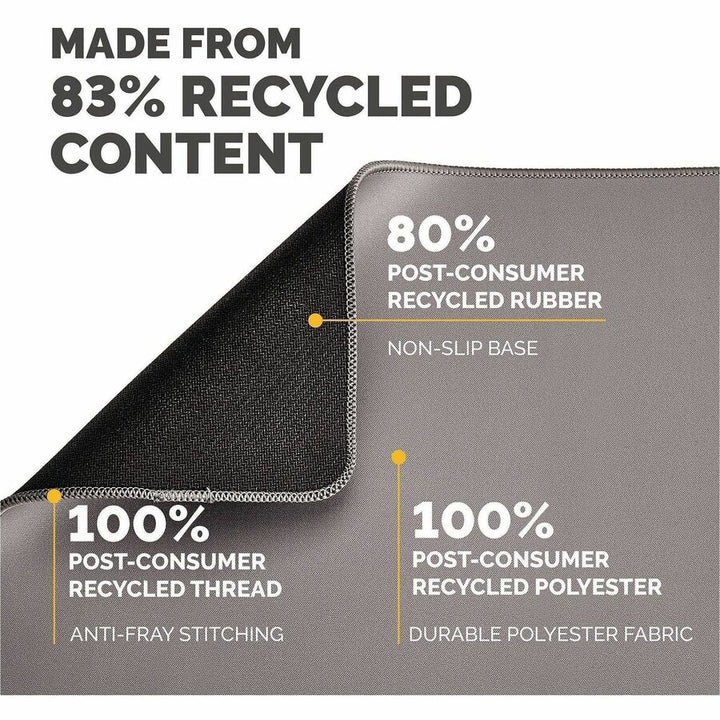 Image of Fellowes 100145423 Breyta XL Mousepad, Gray