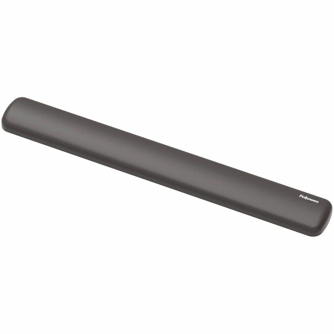 Image of Fellowes 100145415 Breyta Keyboard Wrist Rest, Black, 0.68" H x 2.36" W x 18.50" Depth, Black, Dust Resistant, Keyboard, Retail