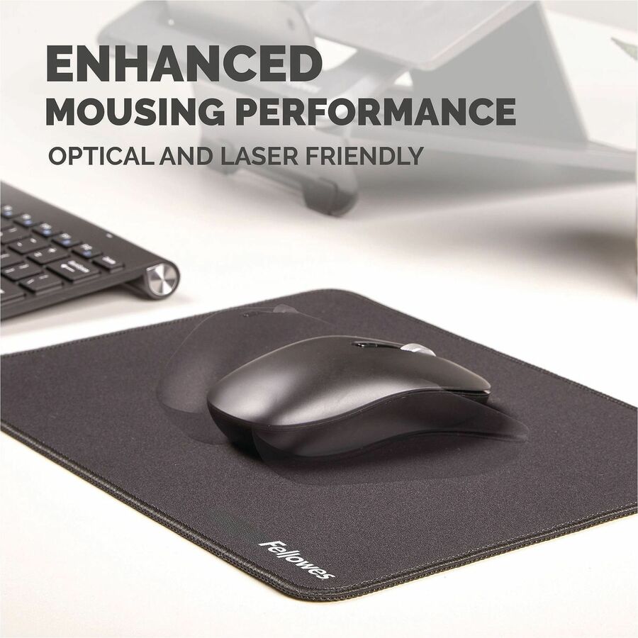 Image of Fellowes 100145422 Breyta XL Mousepad, Black
