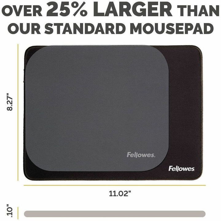 Image of Fellowes 100145422 Breyta XL Mousepad, Black