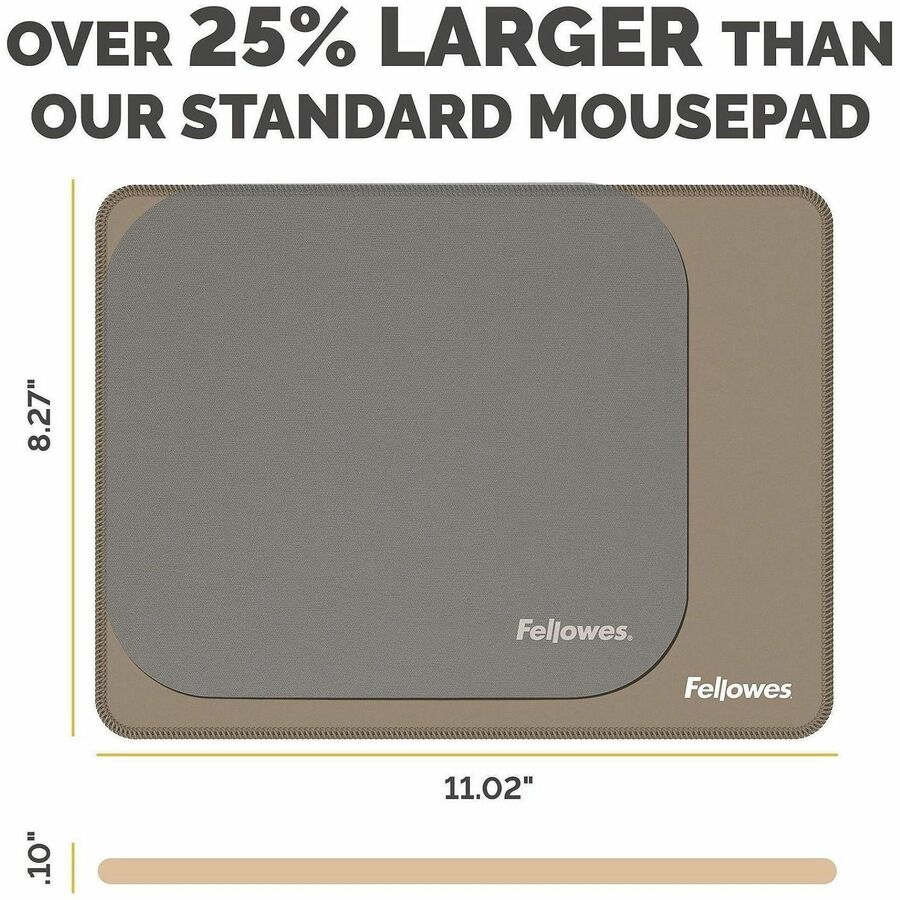 Image of Fellowes 100145442 Breyta XL Mousepad, Sand