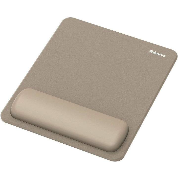 Image of Fellowes 100145443 Breyta Mousepad Wrist Rest, Sand, 0.68" H x 7.87" W x 9.44" Depth, Sand, Dust Resistant, Mouse, Retail