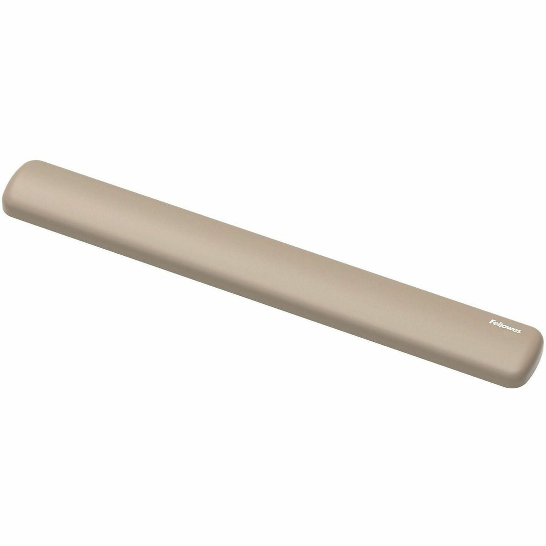 Image of Fellowes 100145444 Breyta Keyboard Wrist Rest, Sand, 0.68" H x 2.36" W x 18.50" Depth, Sand, Dust Resistant, Keyboard, Retail